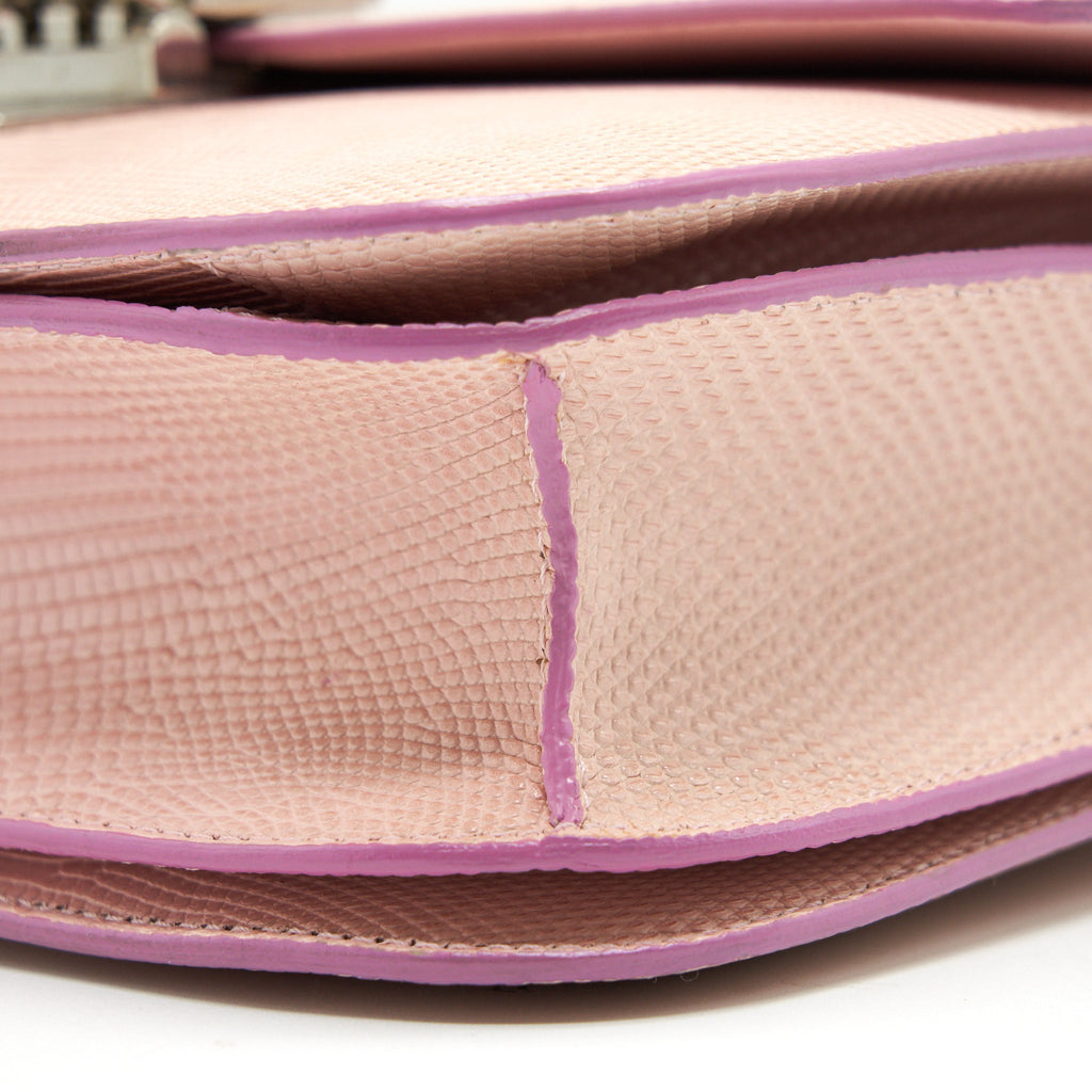 CELINE CLASSIC BAG IN LIZARD LIGHT PINK