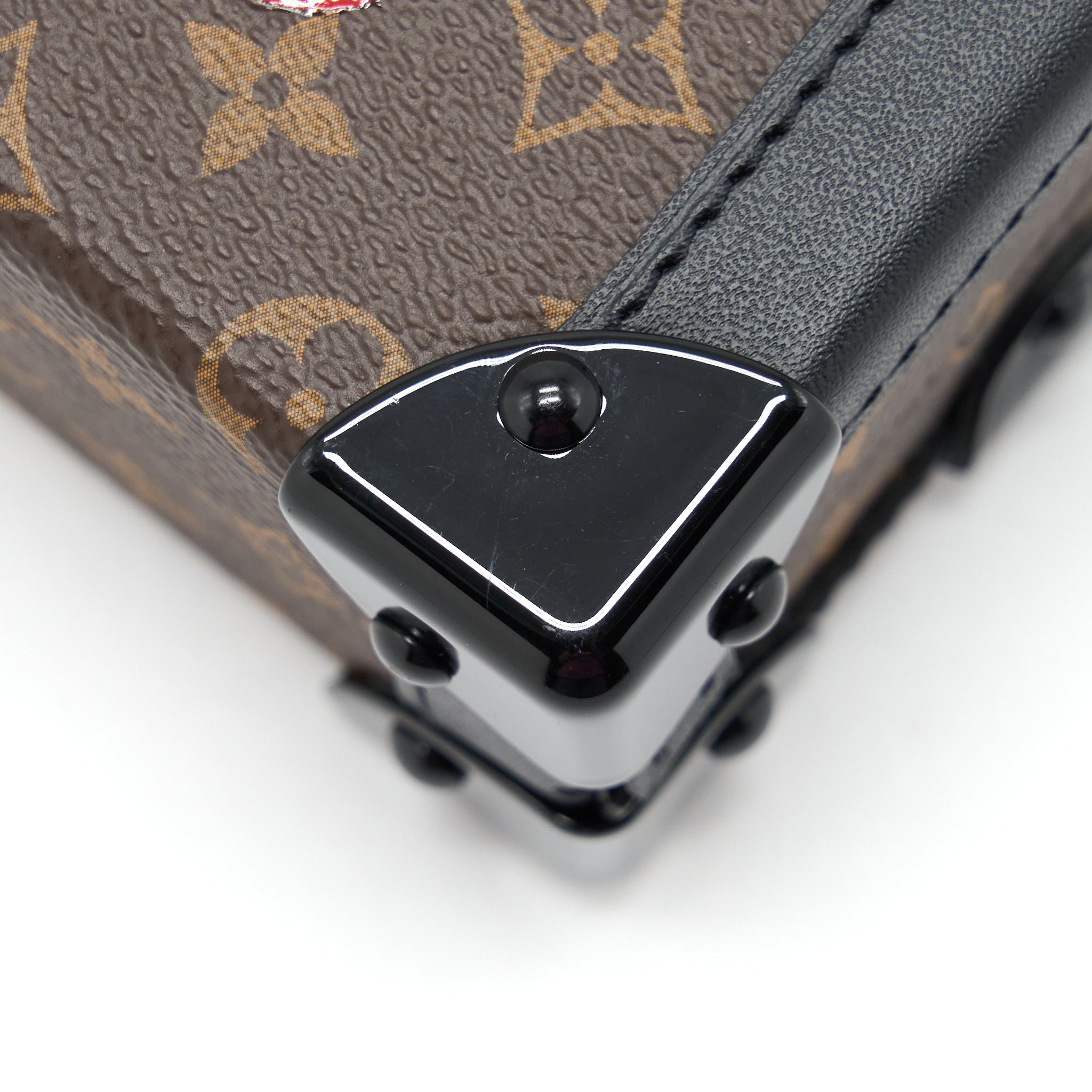 LOUIS VUITTON PETITE MALLE MONOGRAM CANVAS AND LEATHER GHW