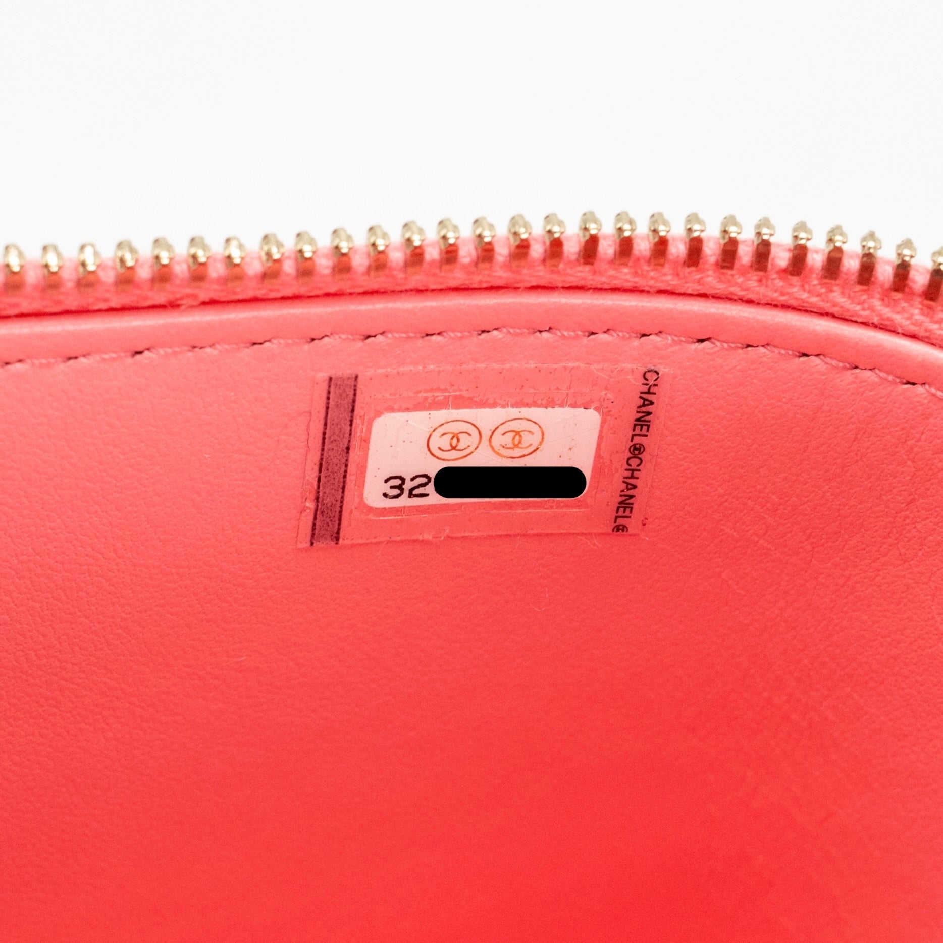 CHANEL LETTER TOP HANDLE LONG VANITY CAVIAR PINK GHW