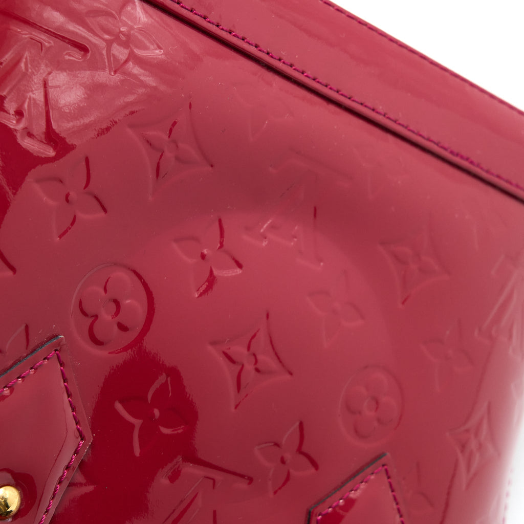 LOUIS VUITTON ALMA BB VERNIS ROSE INDIAN GHW