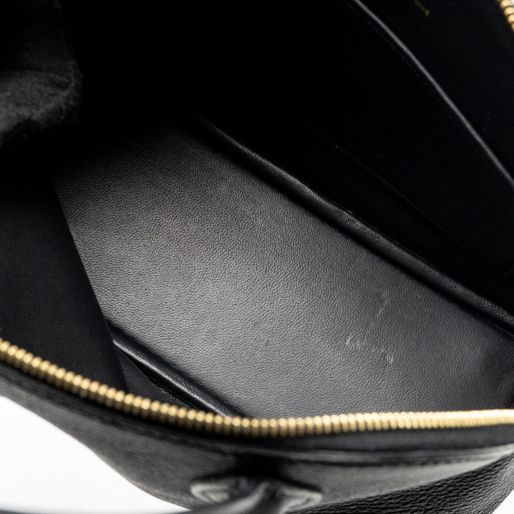 HERMES MINI BOLIDE CHEVRE MYSORE BLACK GHW