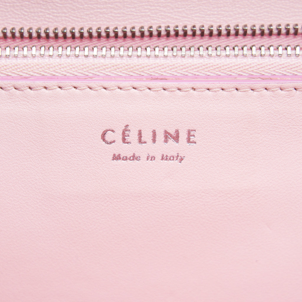 CELINE CLASSIC BAG IN LIZARD LIGHT PINK