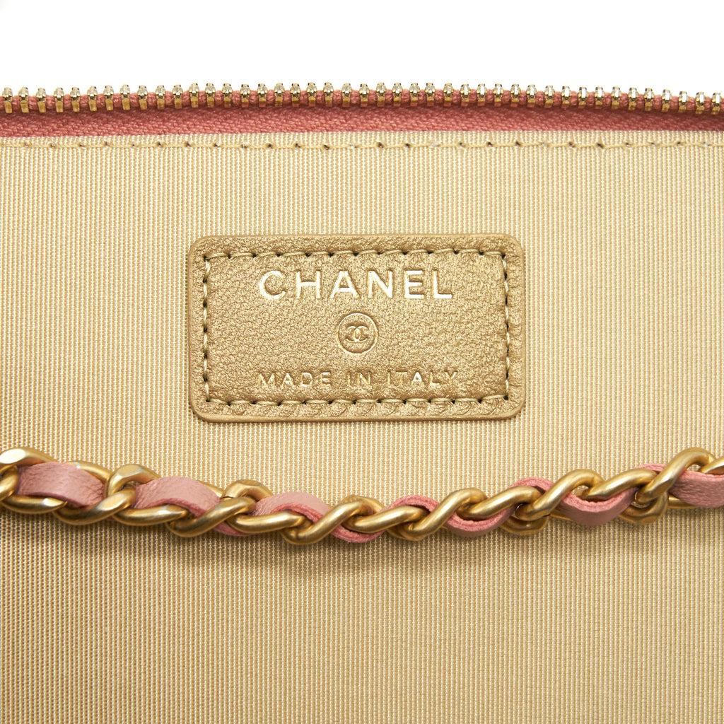 CHANEL 21B DARK PINK PEARL CRUSH RECTANGULAR VANITY