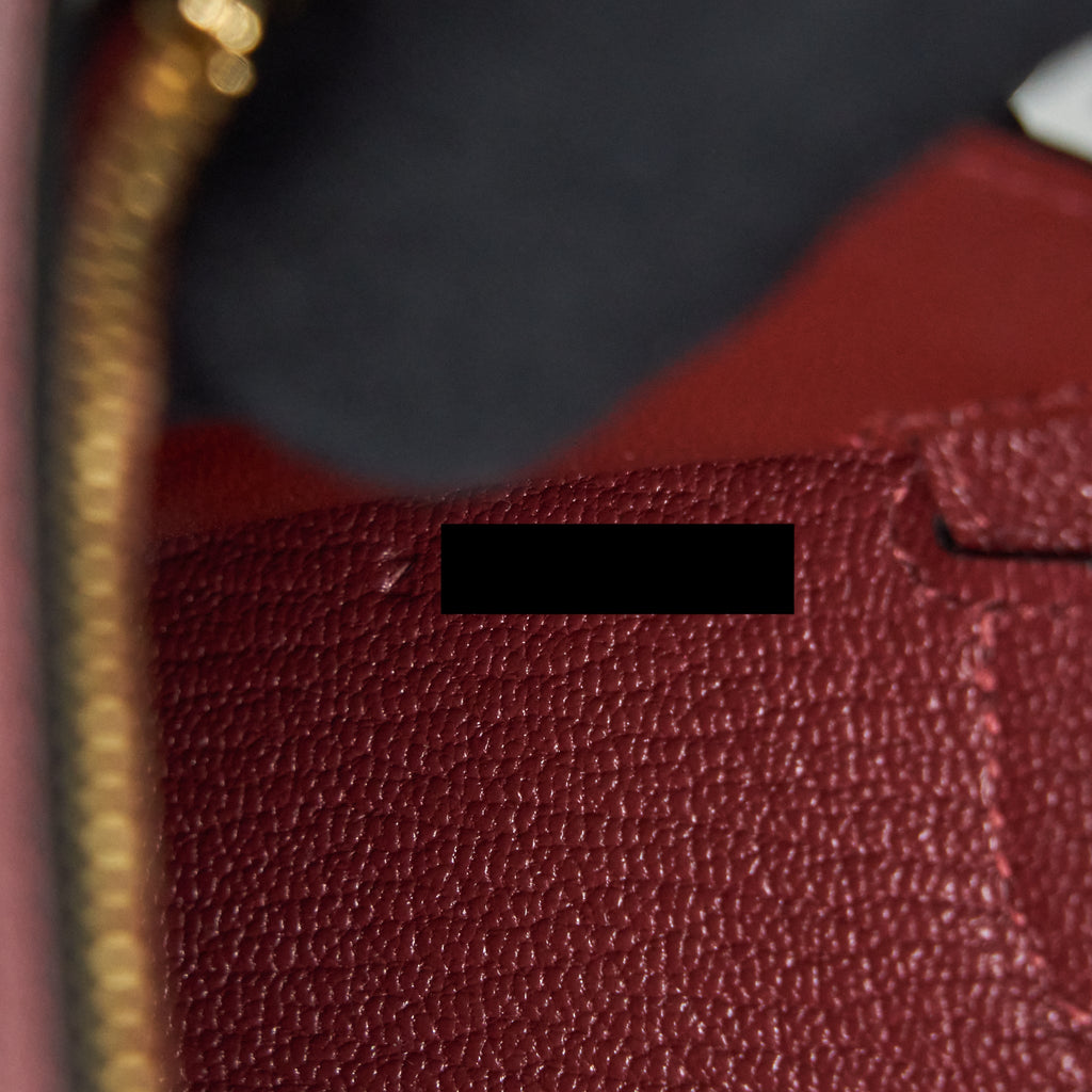 HERMES KELLY TO GO CHEVRON MYSORE 55 ROUGE H GHW