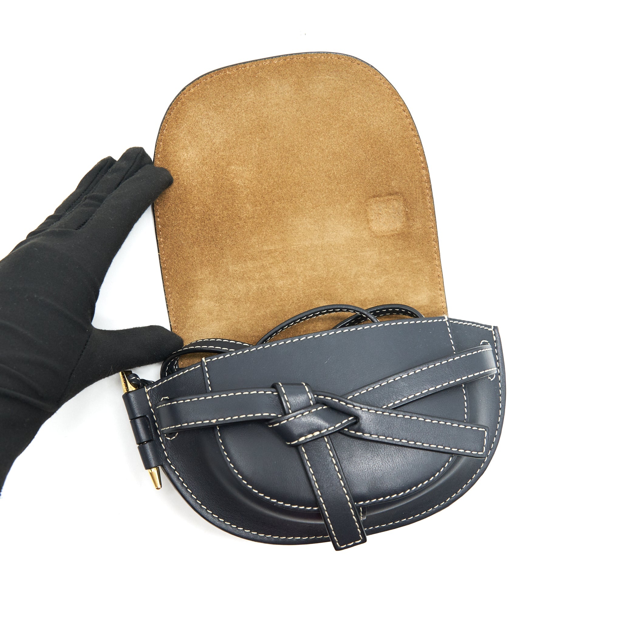 LOEWE GATE MINI LEATHER CROSSBODY BAG