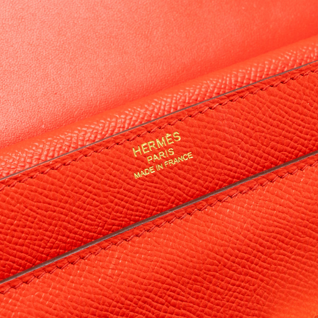 HERMES VERROU 21 EPSOM S3 ROUGE DE COEUR LGHW
