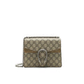 GUCCI DIONYSUS GG SUPREME MINI BAG IN BEIGE