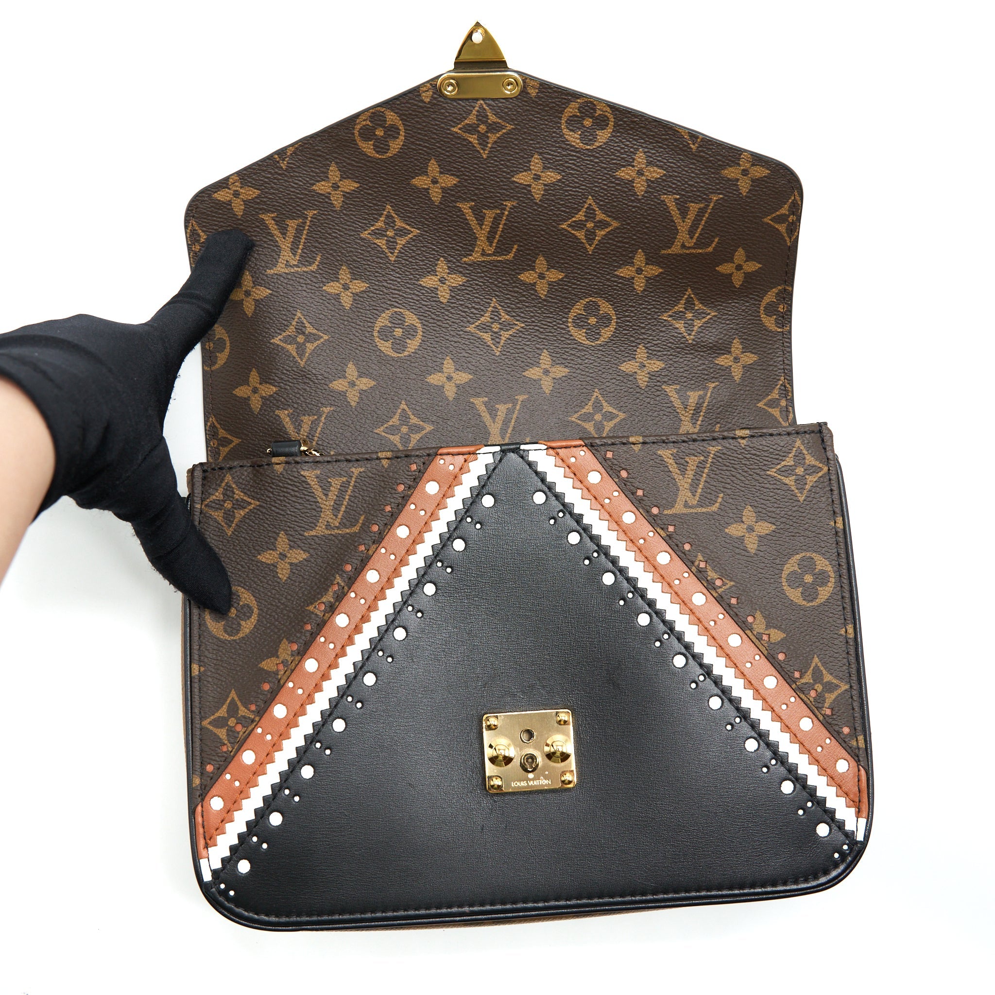 LOUIS VUITTON POCHETTE MÉTIS LIMITED EDITION BROGUE GHW