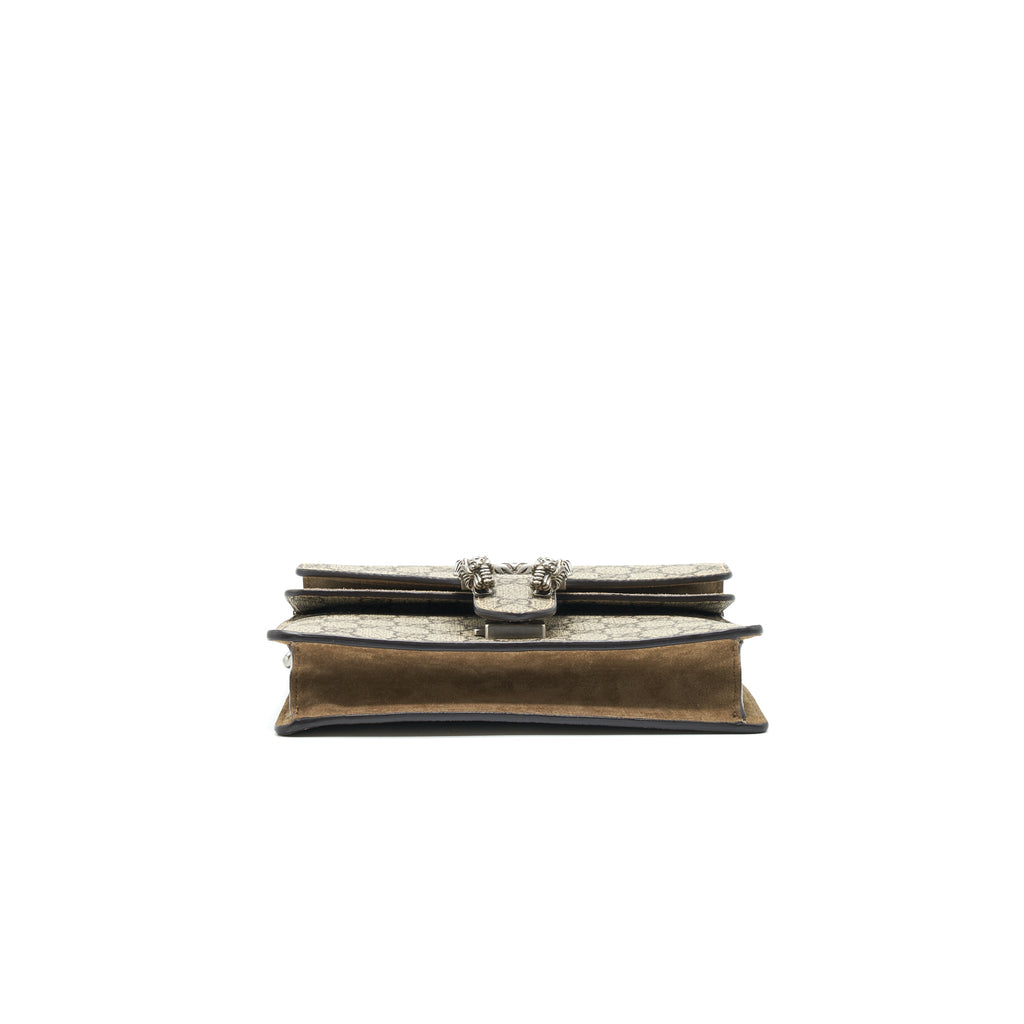 GUCCI DIONYSUS GG SUPREME MINI BAG IN BEIGE