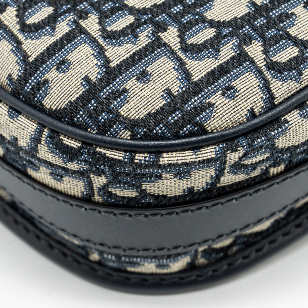 DIOR MEDIUM BOBBY BAG BLUE DIOR OBLIQUE JACQUARD GHW