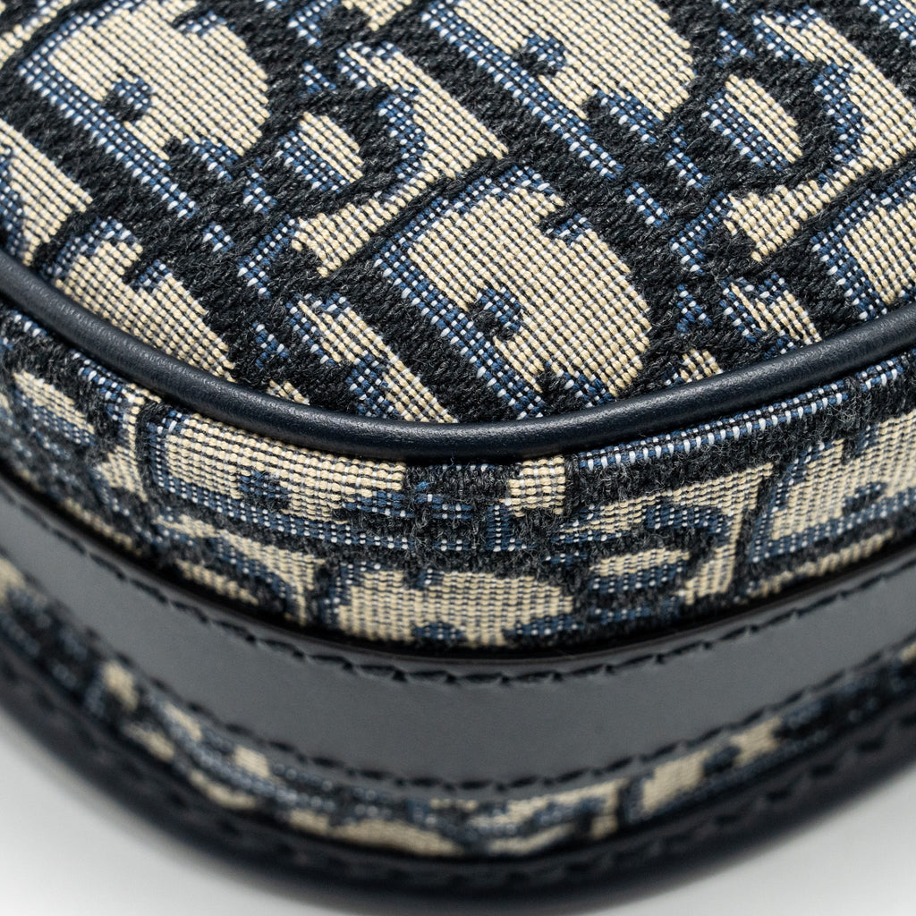 DIOR MEDIUM BOBBY BAG BLUE DIOR OBLIQUE JACQUARD GHW