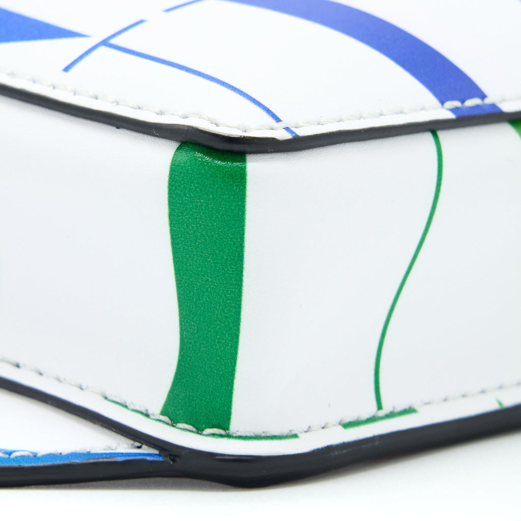 VALENTINO VLTN PRINT BELT BAG CALFSKIN WHITE/ MULTICOLOURED SHW