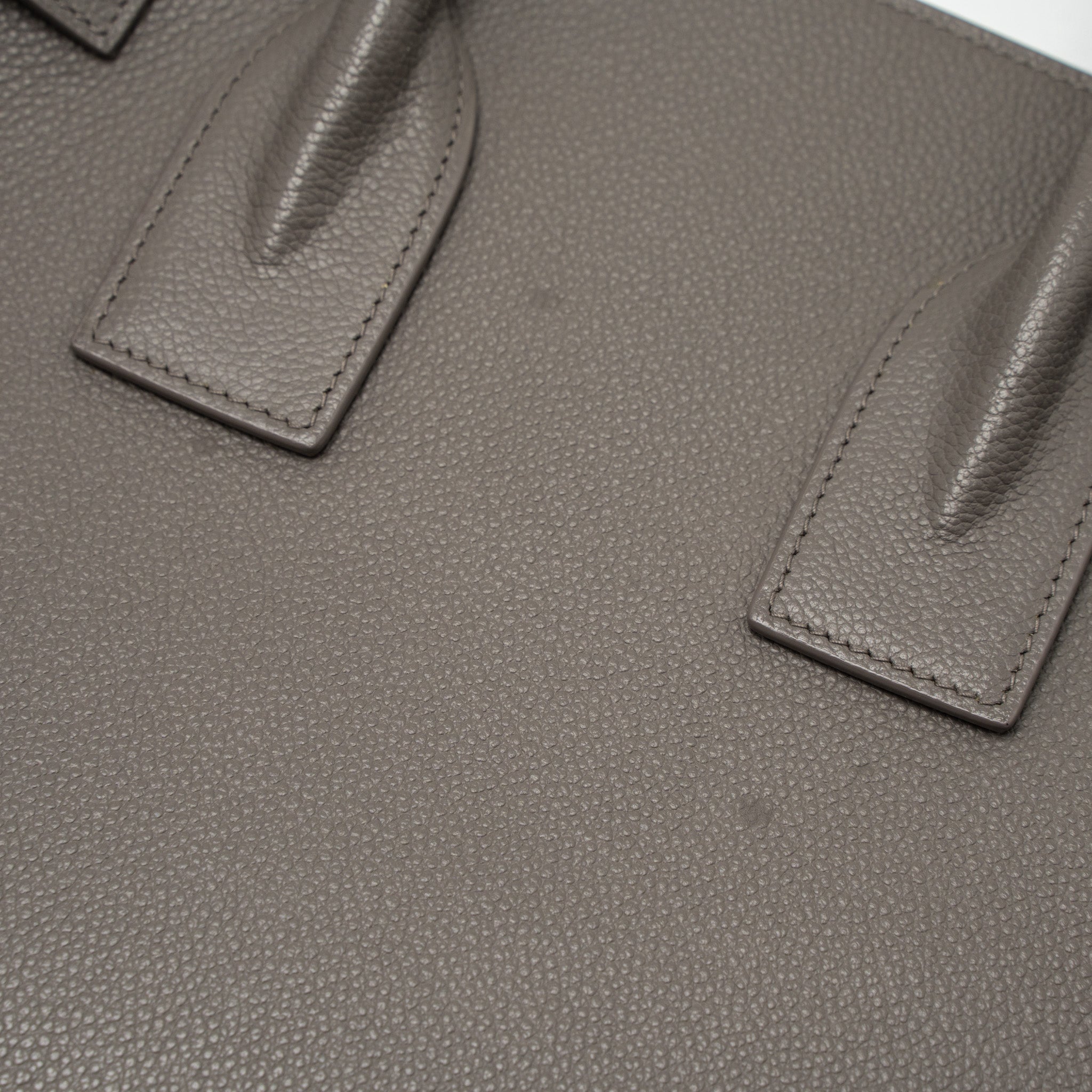 SAINT LAURENT/YSL SAC DE JOUR SMALL GRAINED CALFSKIN GREY SHW