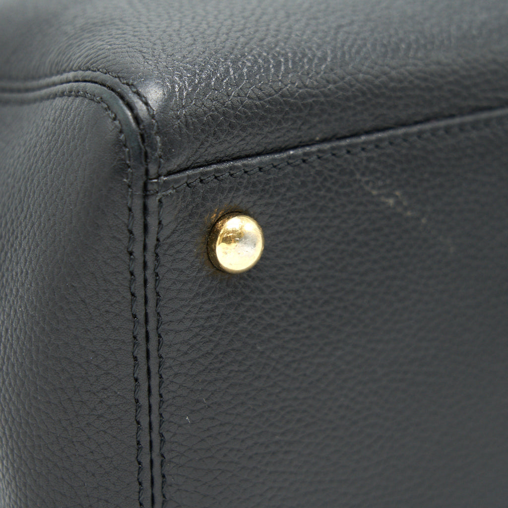 CHANEL EXECUTIVE CERF SMALL TOTE BAG CAVIAR BLACK WITH GHW