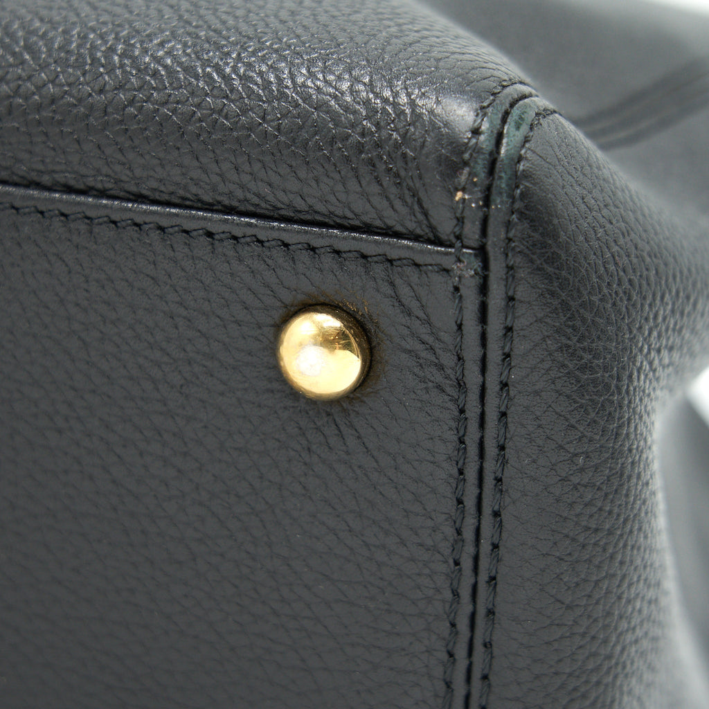 CHANEL EXECUTIVE CERF SMALL TOTE BAG CAVIAR BLACK WITH GHW