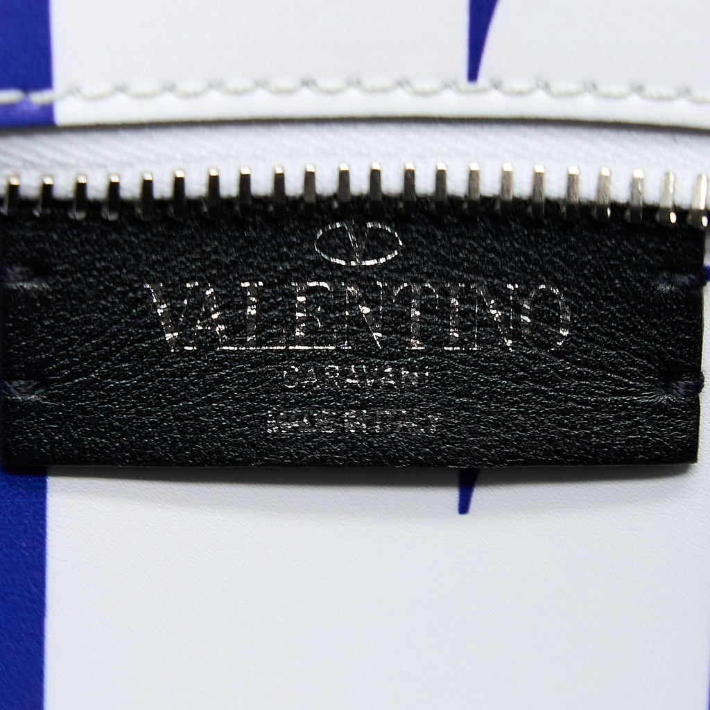 VALENTINO VLTN PRINT BELT BAG CALFSKIN WHITE/ MULTICOLOURED SHW