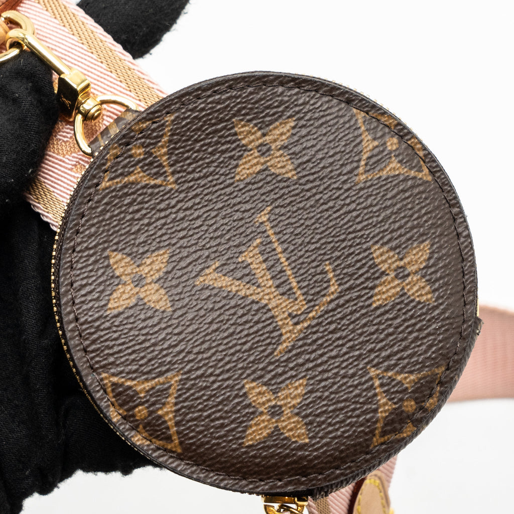 LOUIS VUITTON MULTI POCHETTE ROSE CLAIR STRAP MONOGRAM CANVAS GHW