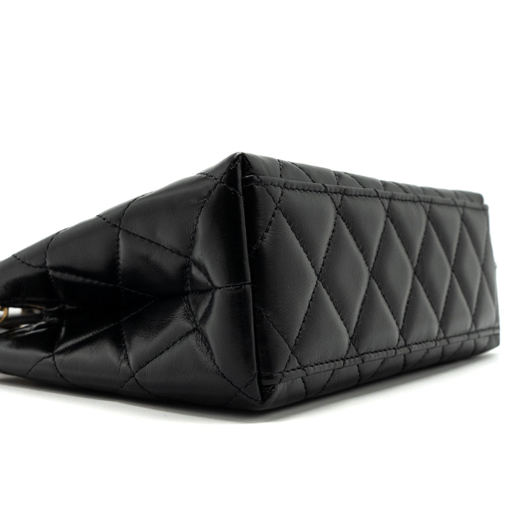 CHANEL 23K KELLY BAG CALFSKIN BLACK GHW (MICROCHIP)