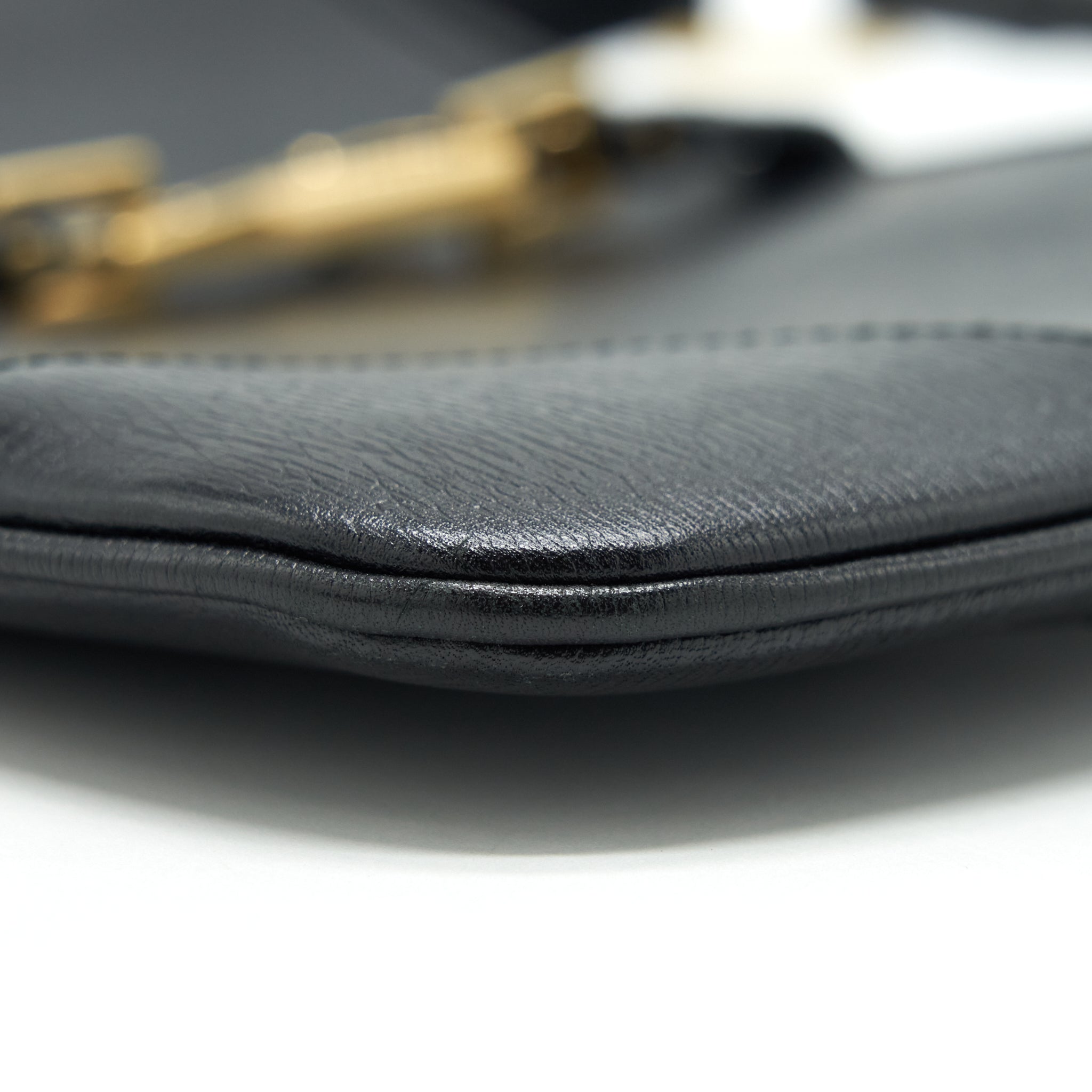 GUCCI VINTAGE JACKIE WITH BAMBOO HANDLE BLACK GHW