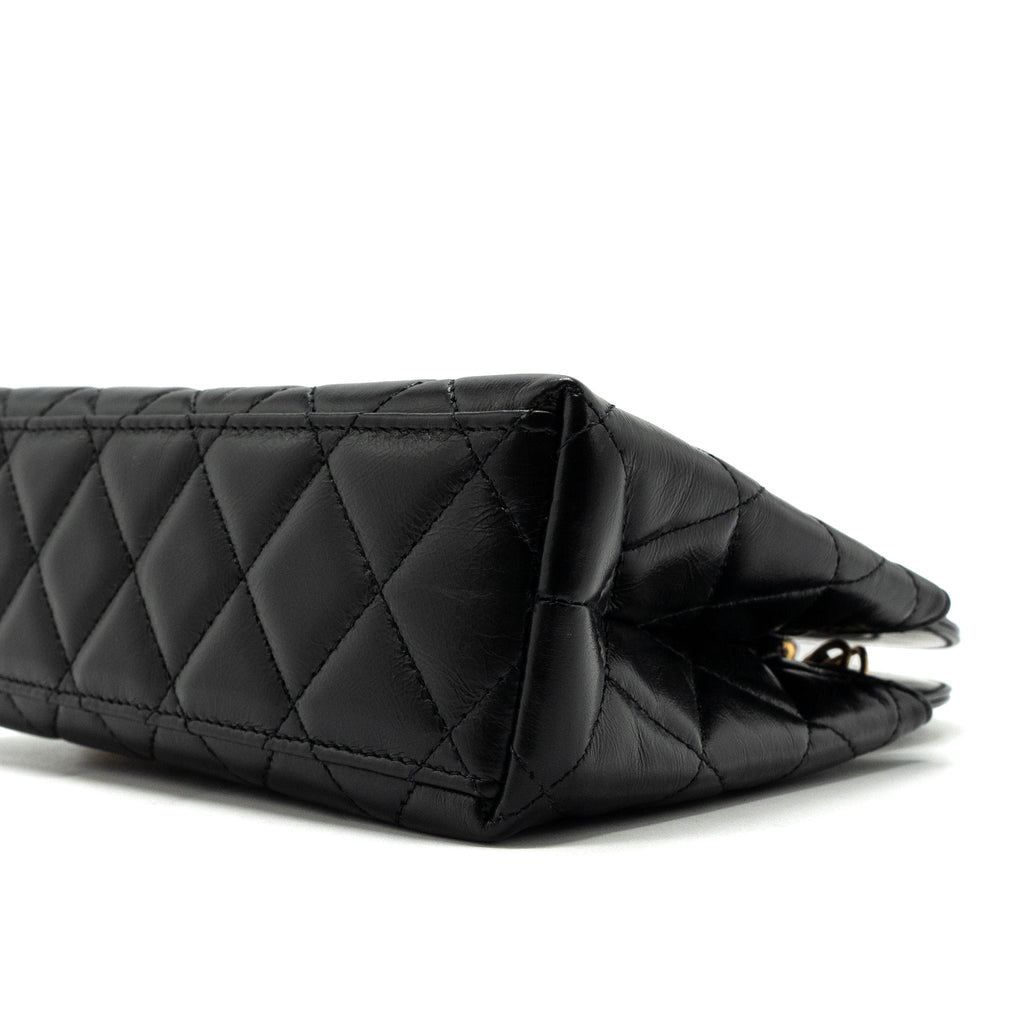 CHANEL 23K KELLY BAG CALFSKIN BLACK GHW (MICROCHIP)