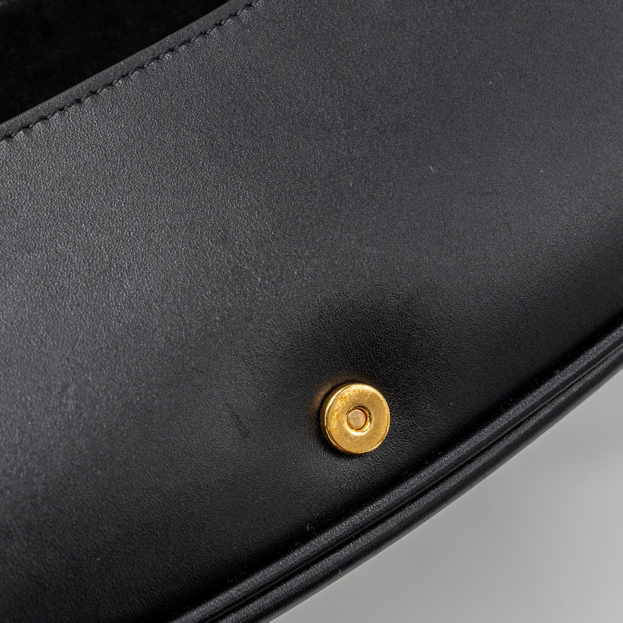 DIOR BOBBY EAST-WEST BAG BOX CALFSKIN BLACK GHW