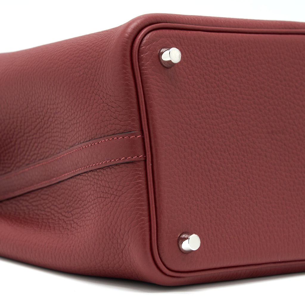 HERMES PICOTIN 18 LOCK BAG CLEMENCE ROUGE H SHW