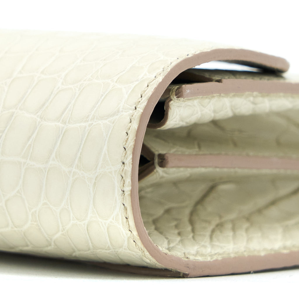 HERMES CONSTANCE TO GO MATTE ALLIGATOR 8L BETON SHW