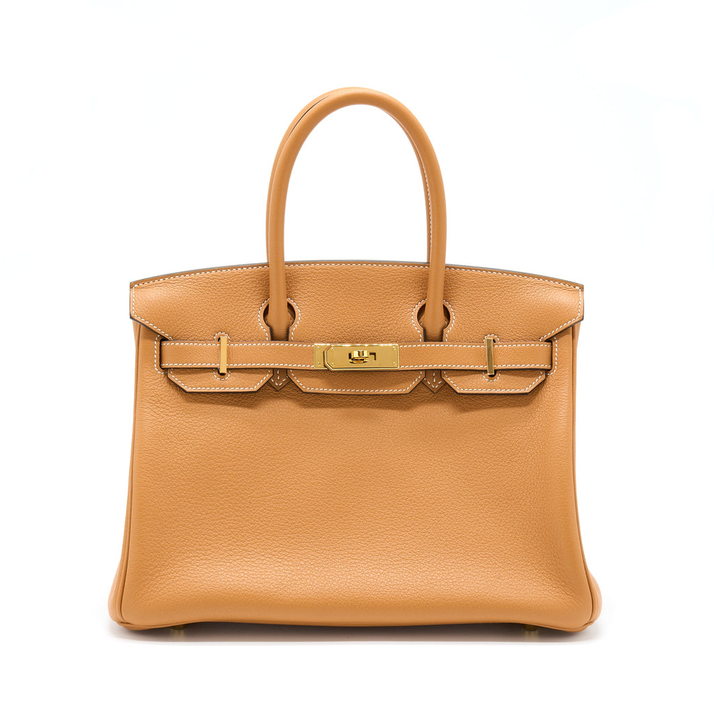 HERMES BIRKIN 30 NOVILLO 1H TOFFEE GHW