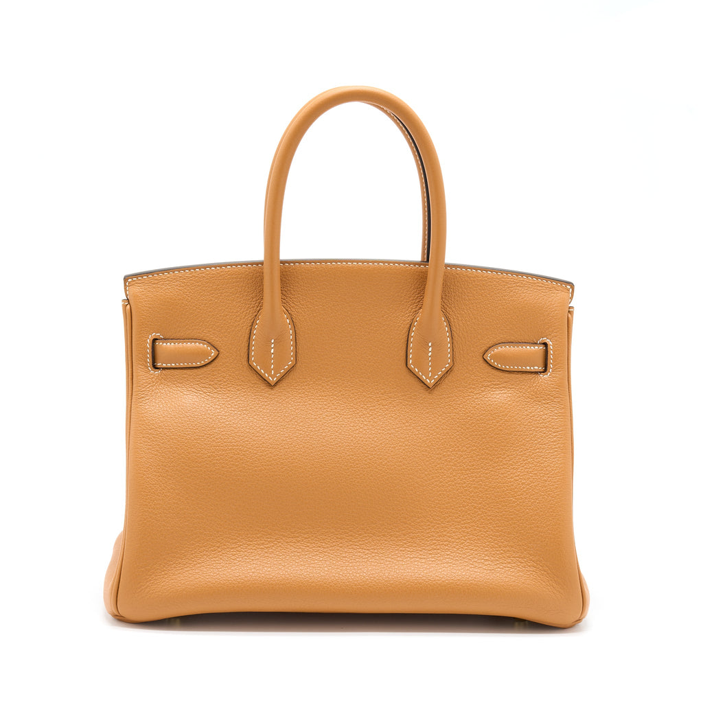HERMES BIRKIN 30 NOVILLO 1H TOFFEE GHW