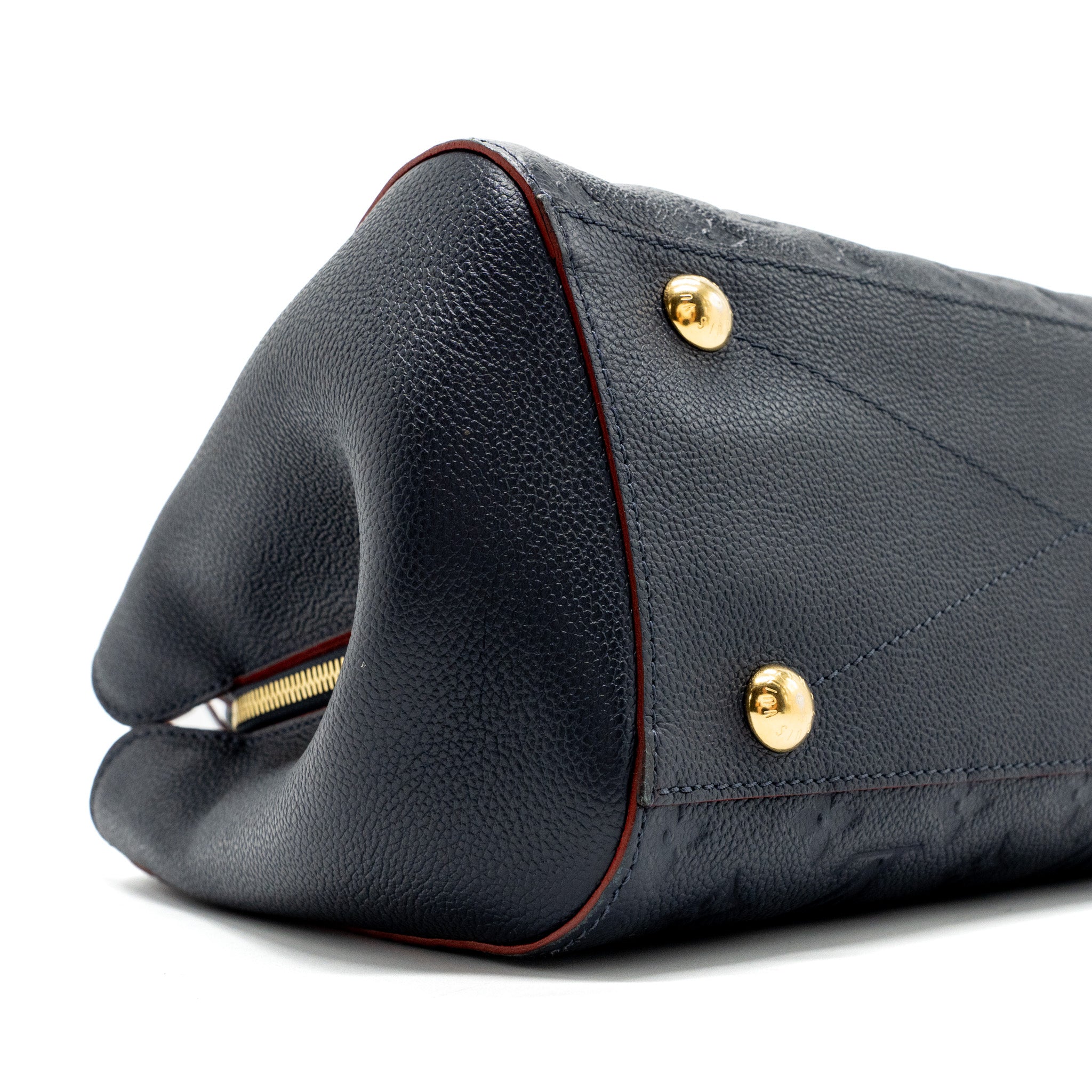 LOUIS VUITTON MONTAIGNE MM MONOGRAM EMPREINTE NAVY GHW