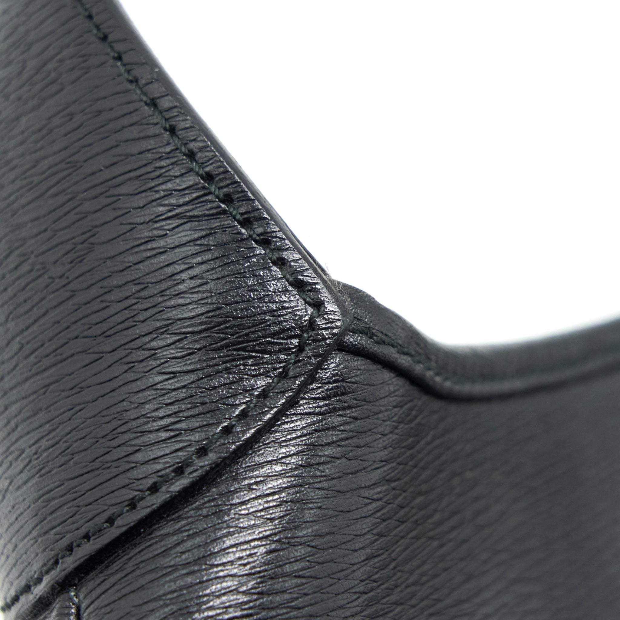 GUCCI VINTAGE JACKIE WITH BAMBOO HANDLE BLACK GHW