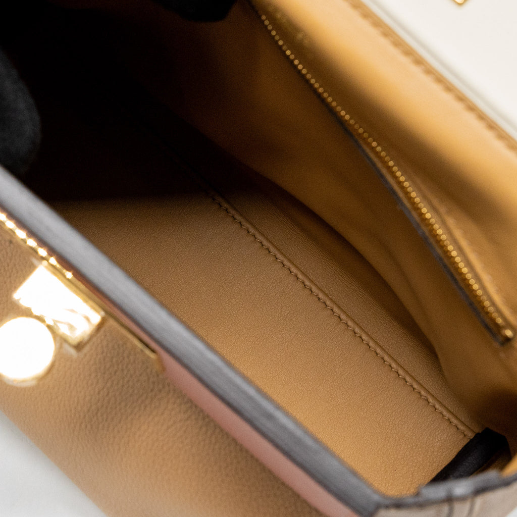 HERMES MINI 24/24 2424-21 BAG EVERCOLOR/SWIFT CHAI/NATA/CUIVRE GHW