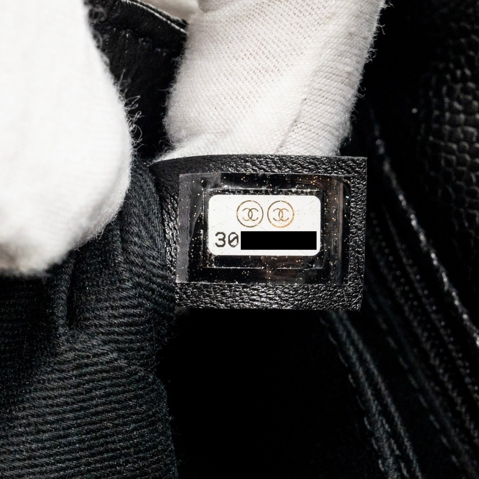 CHANEL SMALL COCO HANDLE CAVIAR SO BLACK