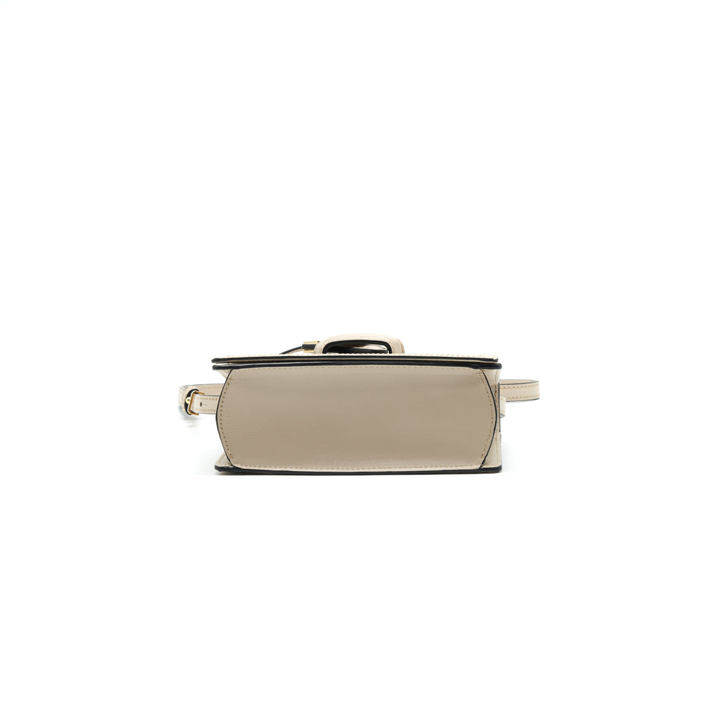LOEWE BARCELONA CROSSBODY BAG SMALL IN LIGHT BEIGE