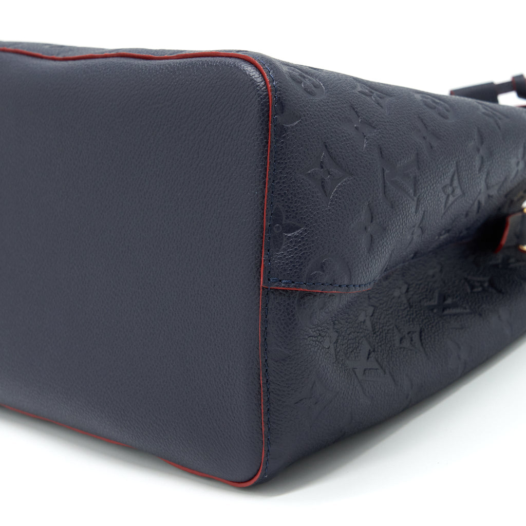 LOUIS VUITTON NEONOE MONOGRAM EMPREINTE MARINE ROUGE GHW