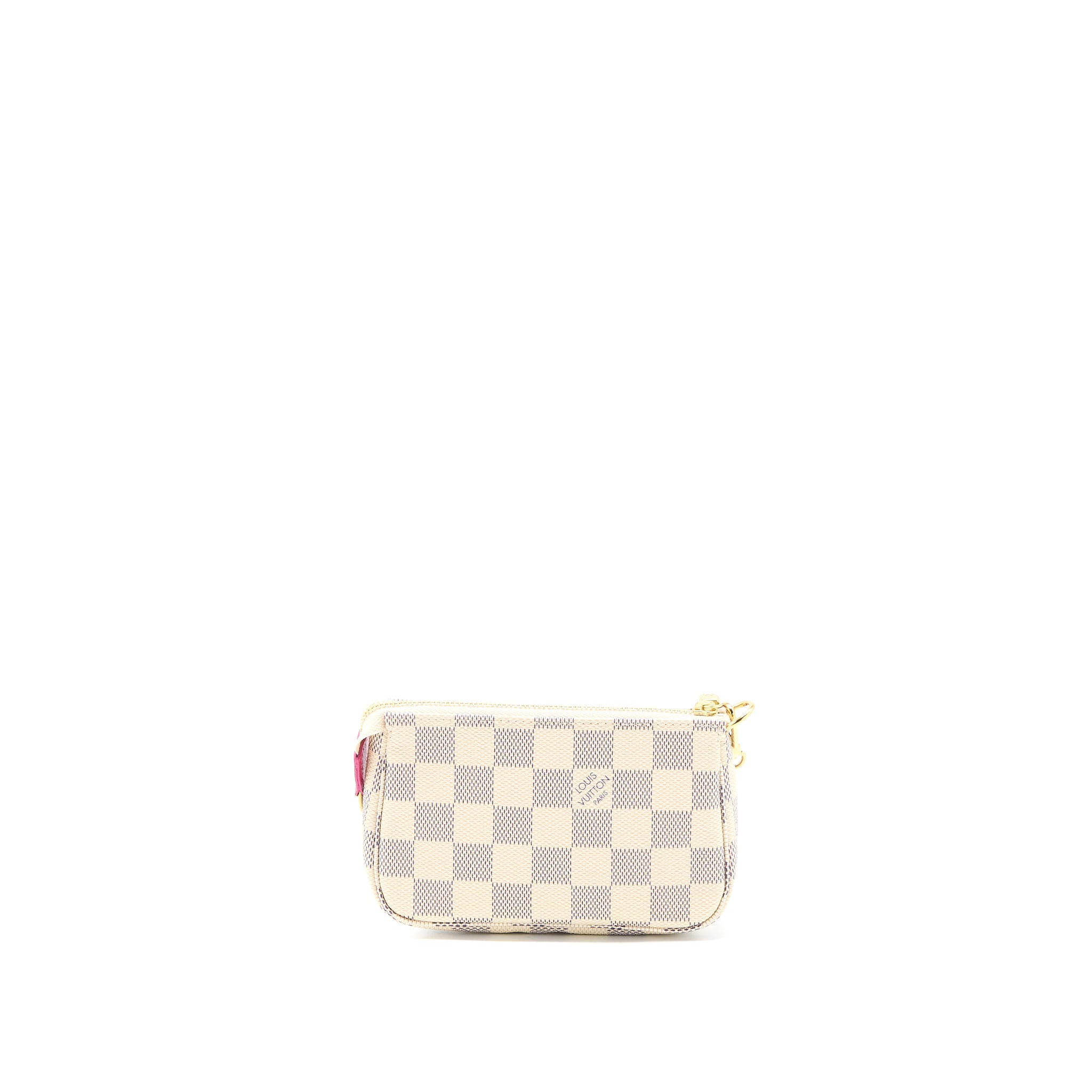 LOUIS VUITTON MINI POCHETTE ACCESSORIES HOLLYWOOD LIMITED EDITION DAMIER AZUR/MULTICOLOUR GHW