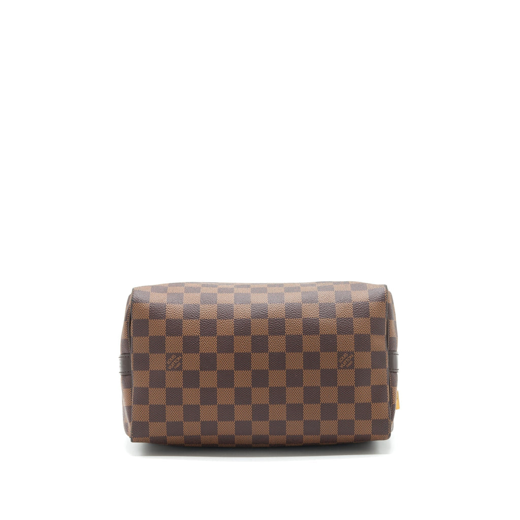 LOUIS VUITTON SPEEDY 25 DAMIER EBENE WITH STRAP