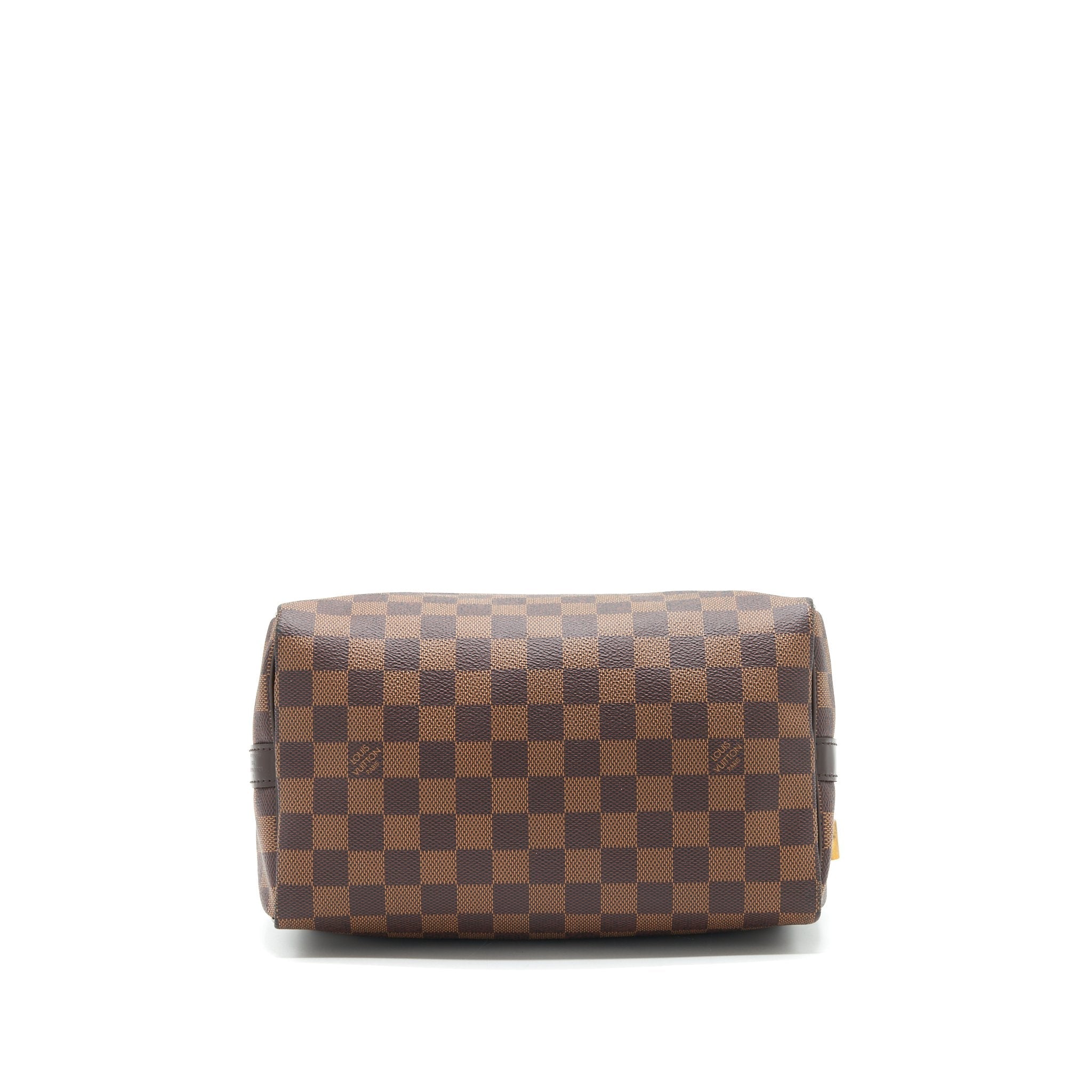 LOUIS VUITTON SPEEDY 25 DAMIER EBENE WITH STRAP