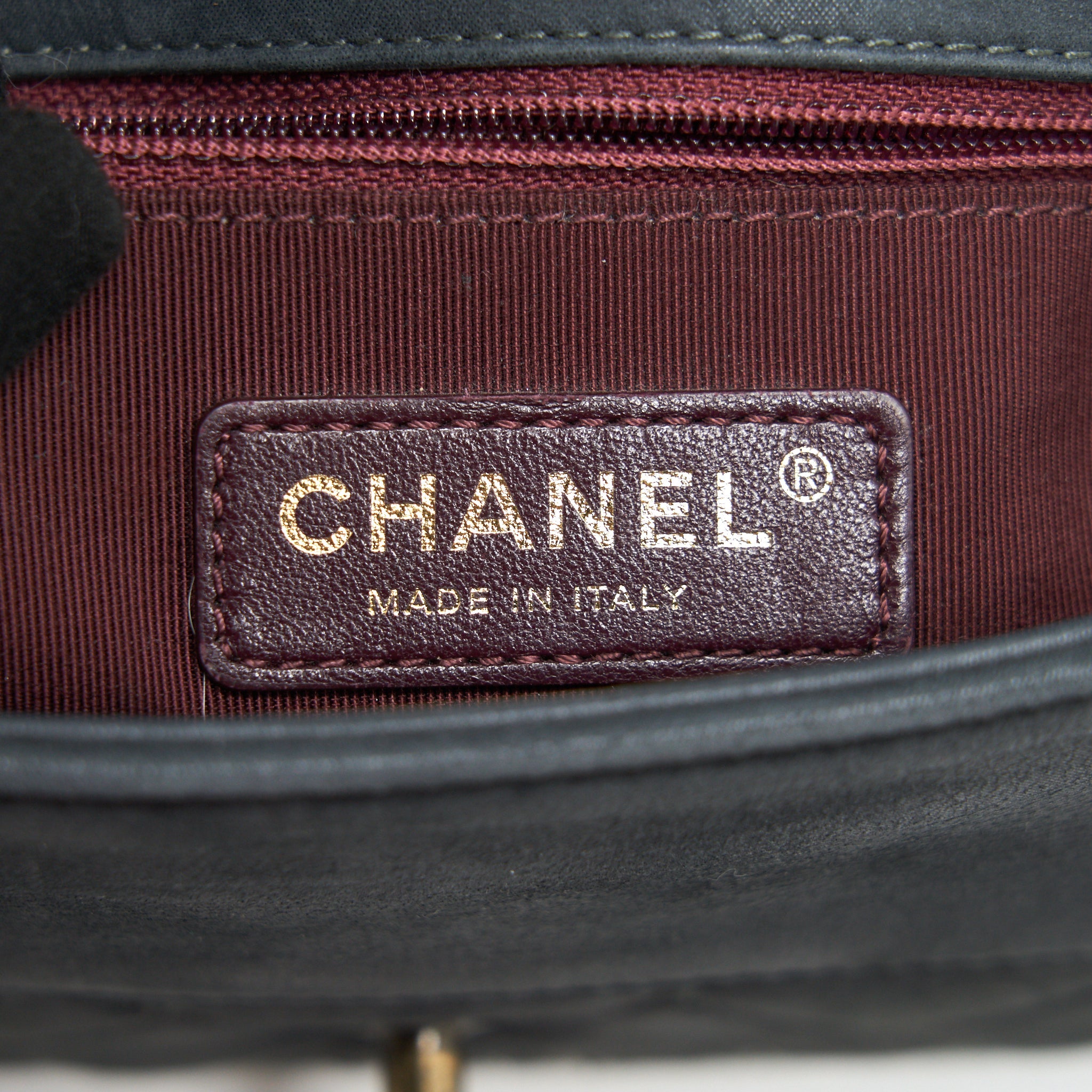 CHANEL SUEDE CALFSKIN MINI FLAP BAG