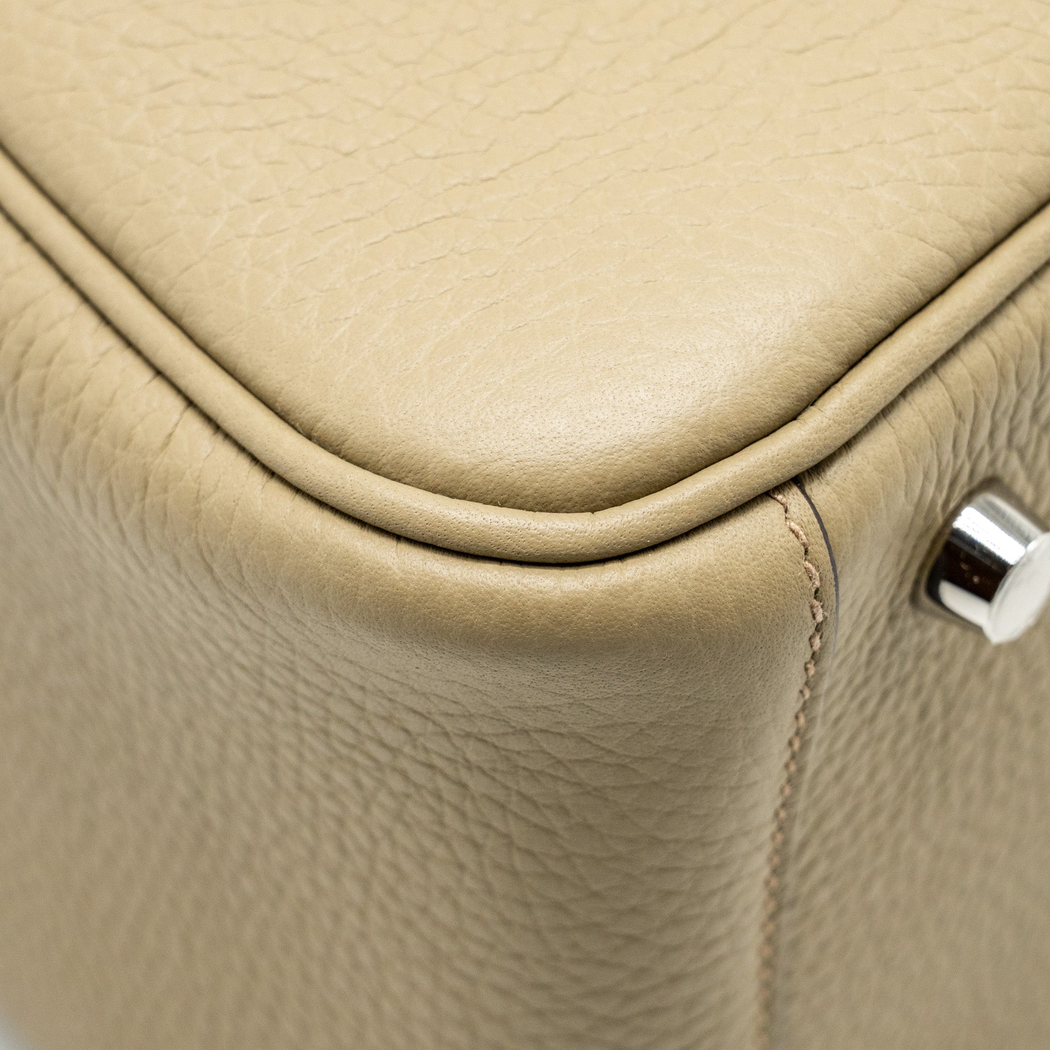 HERMES LINDY 26 CLEMENCE BEIGE MARFA SHW