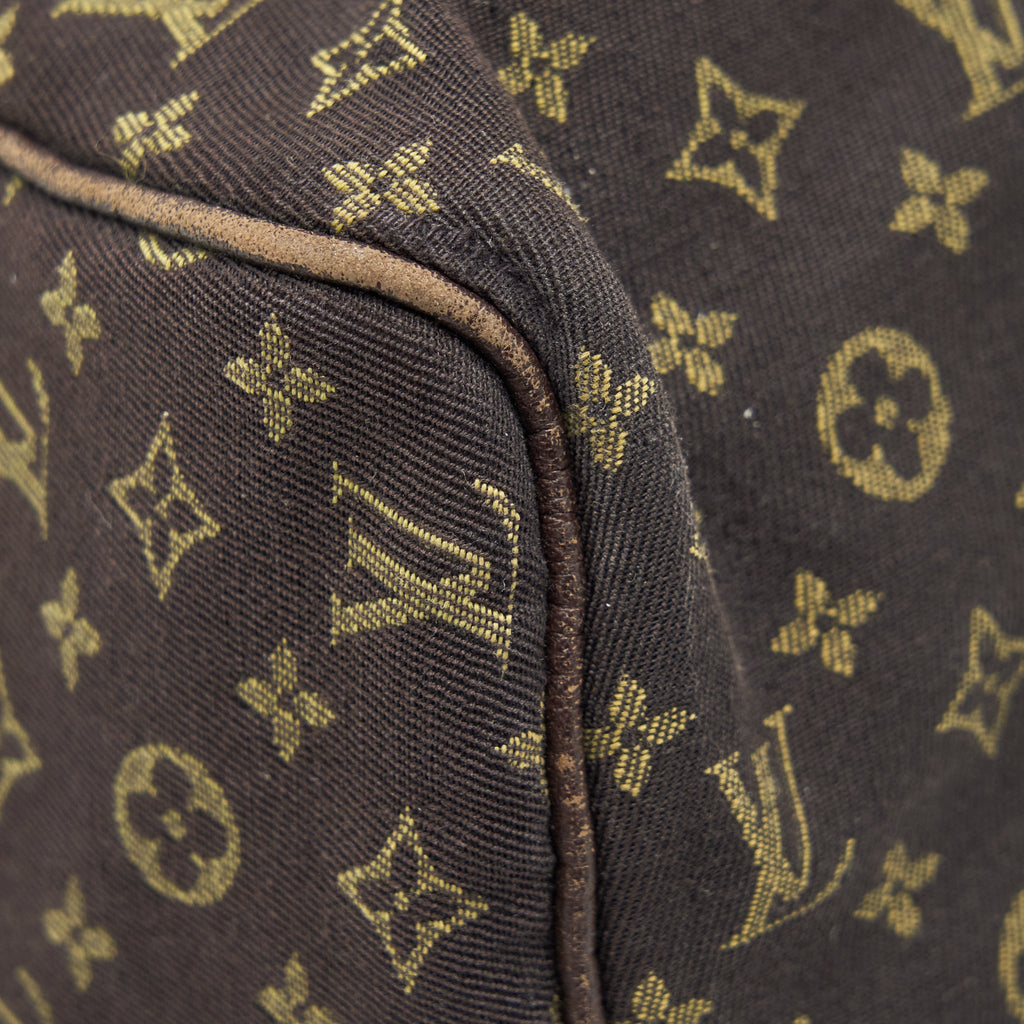 LOUIS VUITTON SPEEDY 30 MIN LIN MONOGRAM MINI BROWN GHW