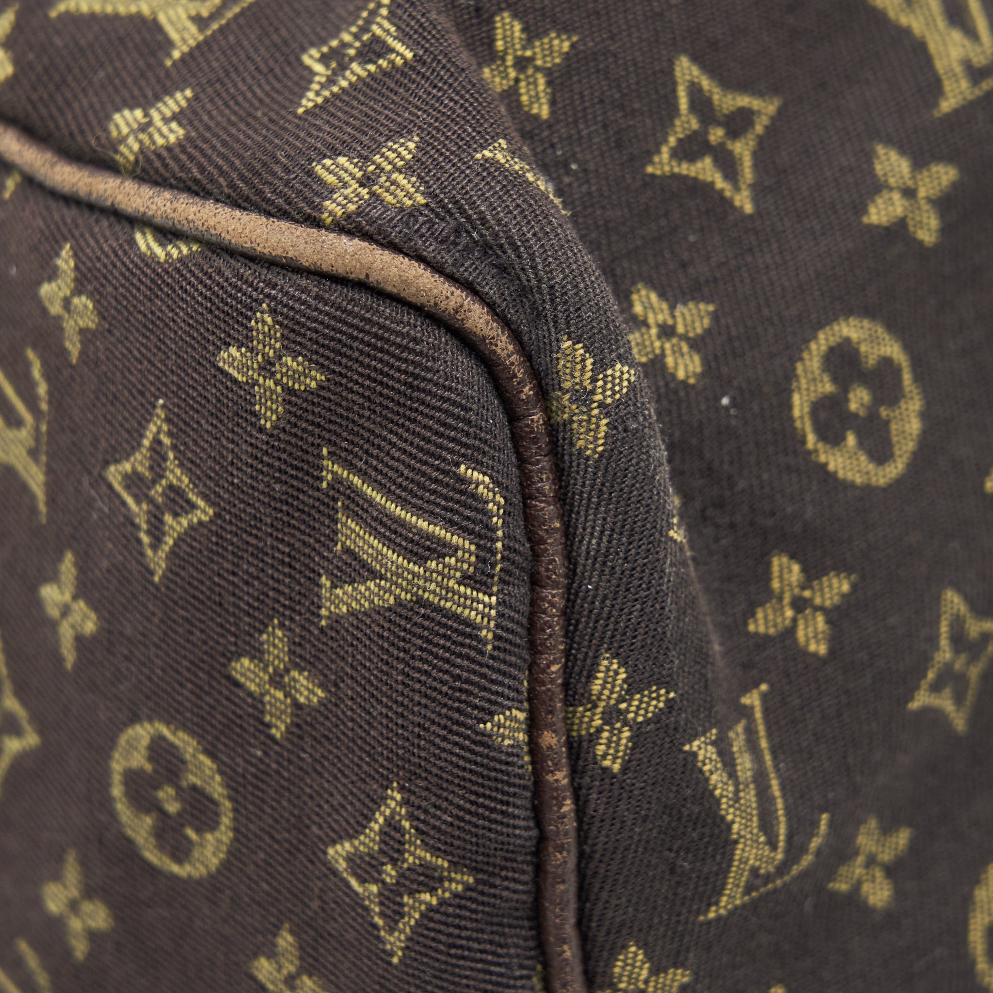 LOUIS VUITTON SPEEDY 30 MIN LIN MONOGRAM MINI BROWN GHW