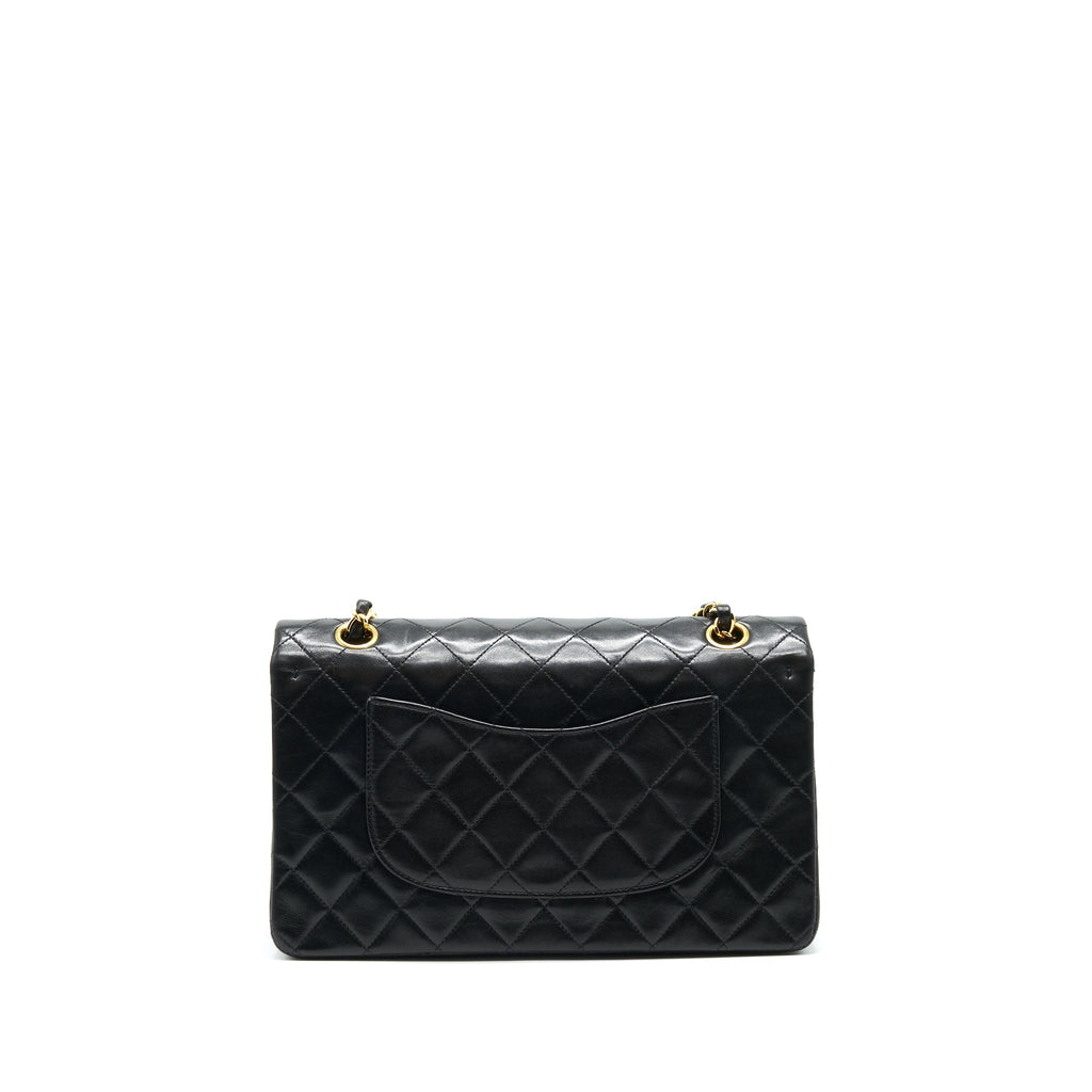 CHANEL VINTAGE CLASSIC FLAP MEDIUM IN BLACK GHW
