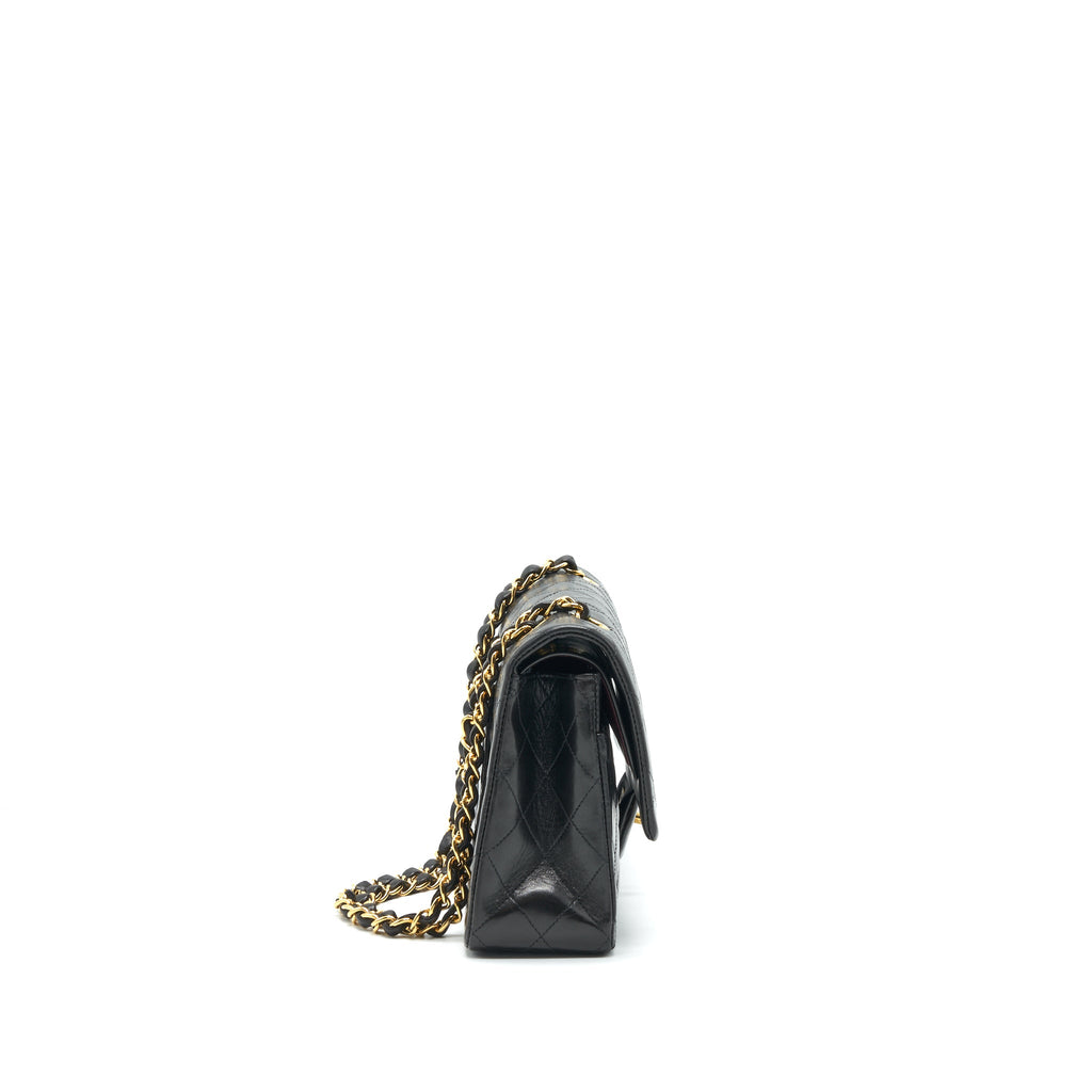 CHANEL VINTAGE CLASSIC FLAP MEDIUM IN BLACK GHW