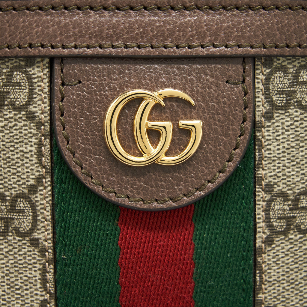 GUCCI SHOPPING TOTE BAG GG SUPREME CANVAS GHW