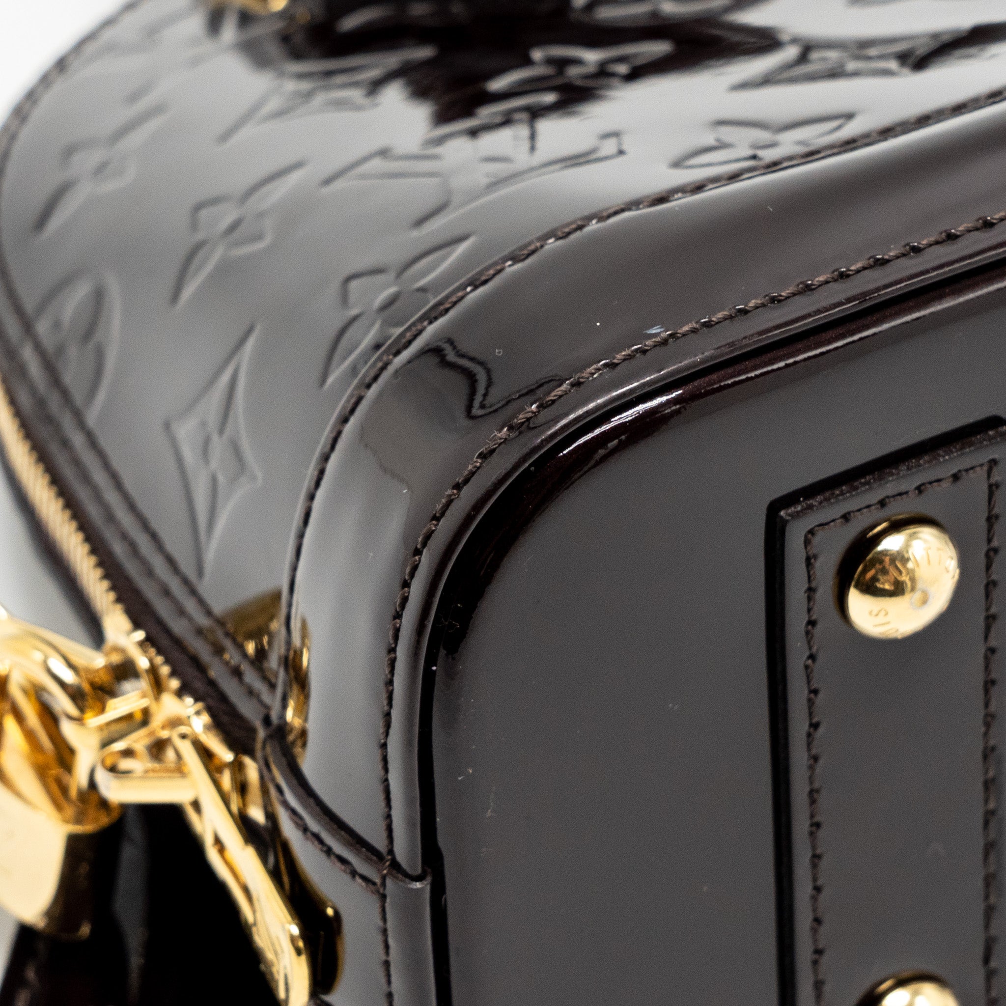 LOUIS VUITTON ALMA BB PATENT AMATANTE GHW
