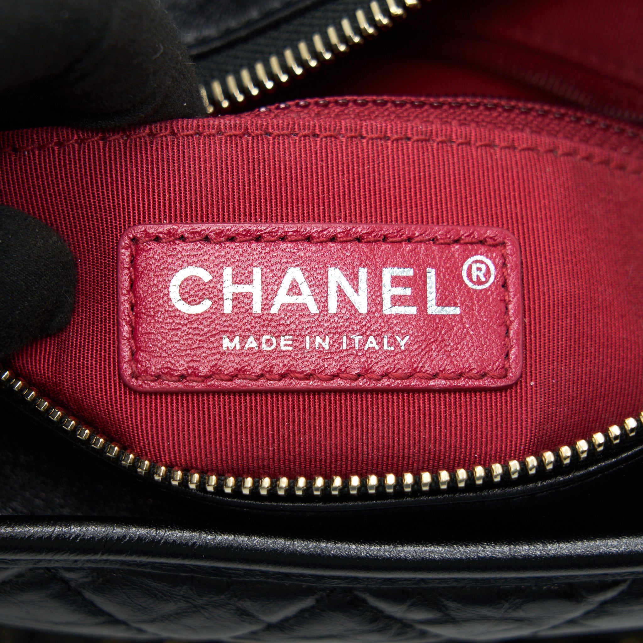 CHANEL SMALL BLACK GABRIELLE HOBO BAG