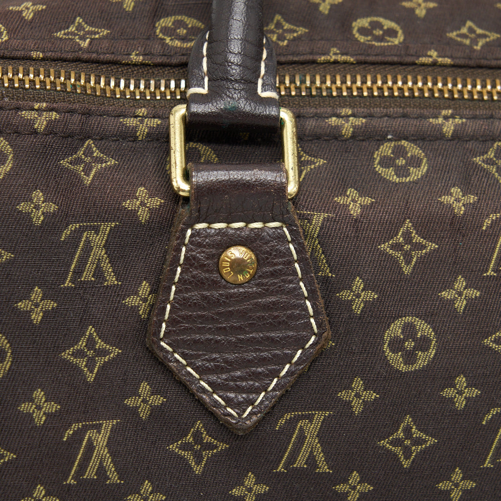 LOUIS VUITTON SPEEDY 30 MIN LIN MONOGRAM MINI BROWN GHW
