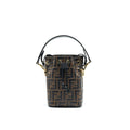 FENDI MON TRESOR MINI BUCKET BAG BROWN