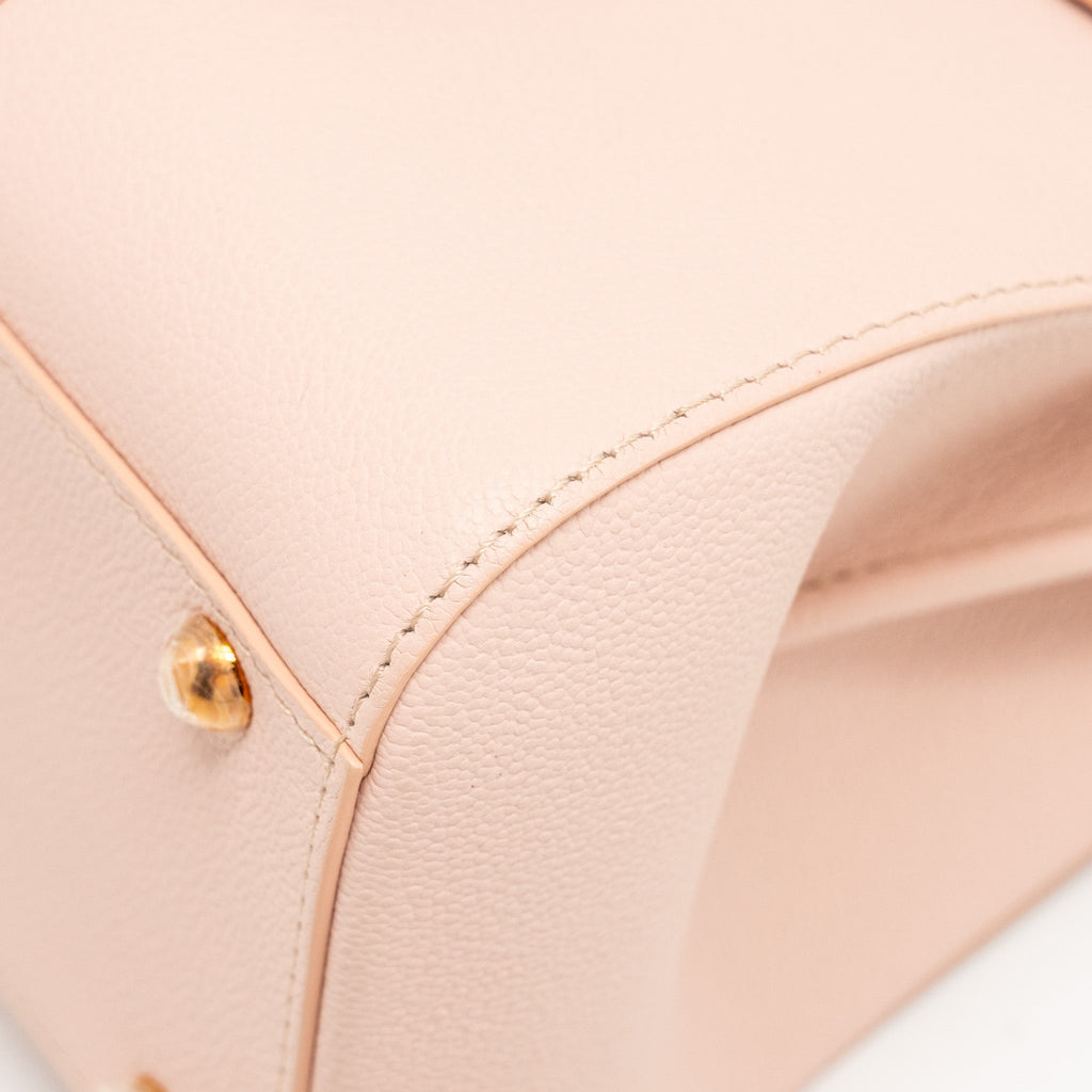 DELVAUX MINI BRILLIANT BAG CALFSKIN PINK RGHW